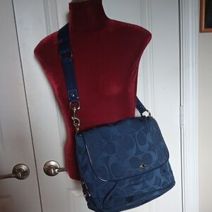 Coach Kyra Blue Shoulder Bag